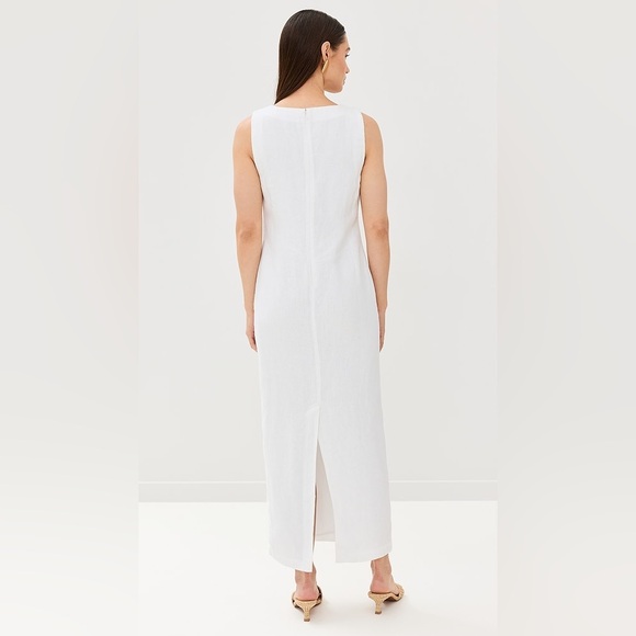 Posse Alice Dress White Linen Midi / Maxi Size S - Picture 3 of 5